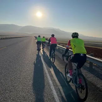 Photo: Dr. Daniel Mastella Cycles Across the Country