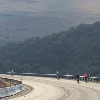 Photo: Dr. Daniel Mastella Cycles Across the Country