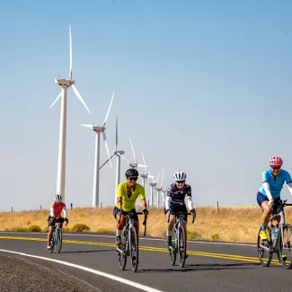 Photo: Dr. Daniel Mastella Cycles Across the Country