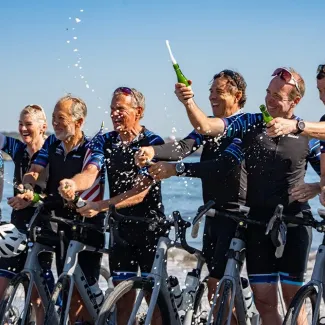 Photo: Dr. Daniel Mastella Cycles Across the Country