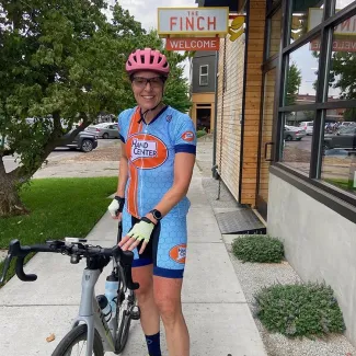 Photo: Dr. Daniel Mastella Cycles Across the Country