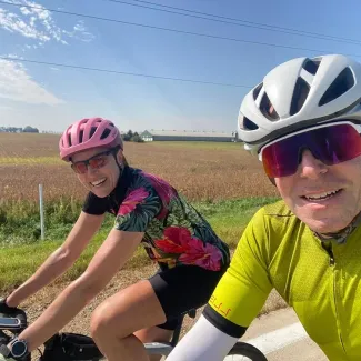 Photo: Dr. Daniel Mastella Cycles Across the Country