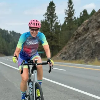 Photo: Dr. Daniel Mastella Cycles Across the Country