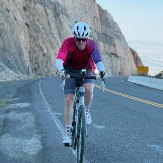 Photo: Dr. Daniel Mastella Cycles Across the Country