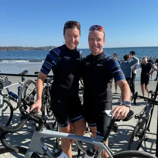 Photo: Dr. Daniel Mastella Cycles Across the Country