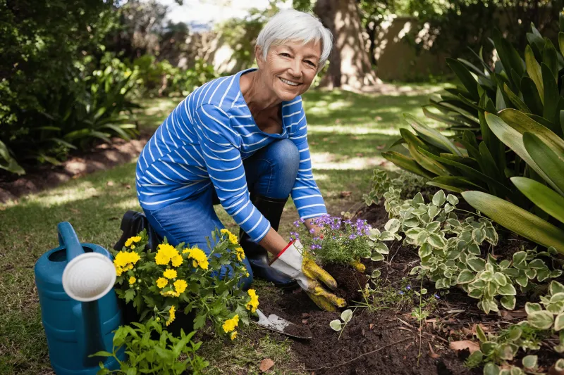 Woman Gardening